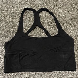 Free People Black Sports Bra NWT L